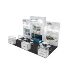3X6X3.5M Modular Shell Scheme Stand For Exhibition Booth and Tradeshow Event for sale
