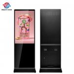Floor Standing Public Info Display On LCD Scree Panel WiFi Bluetooth Romote Udpate for sale