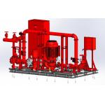 500 GPM Vertical Inline Fire Pump Assembly NFPA 20 Fire Pump Package