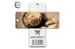 China Custom 0.6 mm PET 3D Lenticular Bookmark With Two Sides CMYK Printing supplier