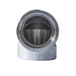 SS 304 Socket Weld Pipe Fitting / 90 Degree Socket Elbow For Construction