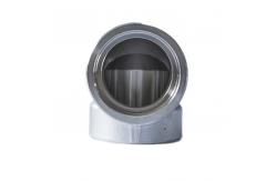 China SS 304 Socket Weld Pipe Fitting / 90 Degree Socket Elbow For Construction supplier