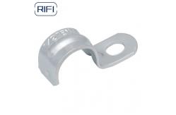 China Customize Galvanised Saddle Clamp 3 / 4 Inch EMT One Hole Strap supplier