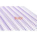 3:1 Pitch 1/2 Inch Steel Wire Spiral Binding Coil, Suitable For Notebook for sale