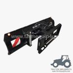 China Heavy Duty Snow Blade With Skid Steer Quick Hitch ; Snow Pusher for sale