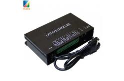 China 4096 pixels Salve DMX LED Controller H802RA 4 Ports Aluminum Alloy Material supplier