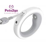 138X30mm Polyester Webbing Hands Free Retractable Dog Leash for sale