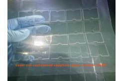 China Customized Shape Laser Cut Sapphire Windows , Sapphire Coated Crystal supplier