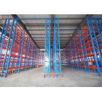 Pitch 75mm Drive In Drive Through Racking System , Drive In Warehouse Racking for sale
