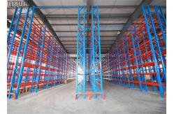 China Pitch 75mm Drive In Drive Through Racking System , Drive In Warehouse Racking supplier