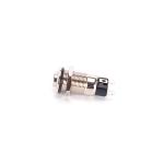 12mm Waterproof  Economical Key Switch 2 Pin IP65 Protection