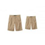 Polyester Fabric Boys Grey School Pants Anti - Pilling With A Right Back Pocket