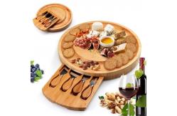 China Bamboo Cheese Board Set Drawer Cheese Board Cutting Board supplier
