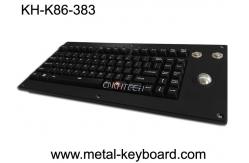 China Panel Mount Backlight Mechanical Keyboard With 25mm trackball Mouse supplier