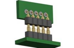 China 6 Pin Pogo Pin Connector With Spring Contact Easy Maintenance And Replacement supplier