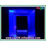 Event Booth Displays Durable Oxford Cloth Inflatable Photo Booth , Led Lights Blow-Up Photo Booth for sale