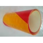 Outdoor Flexible Prismatic Red Yellow Reflective Tape  Self Adhesive For Cars Or Traffic Marks for sale