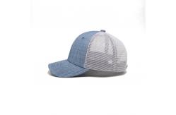 China 6-Panel Customized Embroidered Trucker Cap 2 Eyelet Classic Look supplier