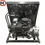 Energy-saving Semi Hermetic Piston Condensing Unit with CAREL Controller and Air-cooled Condenser for sale