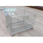 Workshop Transportation Movable 6.4mm Steel Q235 Metal Storage Cage for sale