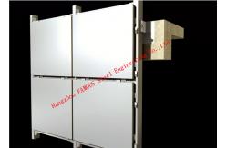 China Preforated Penels Aluminium Metal Cladding Virtical Screenings 6mm supplier