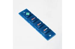 China Chemical Resistant Custom Rubber Keypads With Multimedia Keys supplier