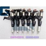 Common Rail Fuel Injector Assy 23670-E0010 / 095000-6593 for sale