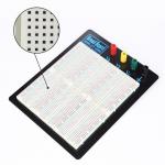 Laboratory Equipment Soldering Breadboard ABS Plastic Black Alum Plate for sale