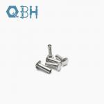 Stainless Steel Flat Head Half Rivet DIN 6792 Cold Forging for sale