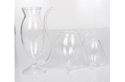 China Straw Cup Glass Kitchenware High Borosilicate Glass Breakfast Milk / Juice Cold Beverage supplier