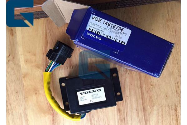 Long Life Excavator Solenoid Valve  Genuine Parts VOE14616736 Control Unit Wiper Controller