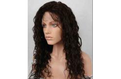 China Unprocessed 100% Indian Full Lace Human Hair Wigs kinky curly With Baby Hair supplier