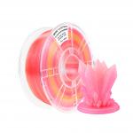 1.75mm PLA+ Filament Transparent Gradient Rose Red Light Orange Bubble-Free 3D Printing Filament For Advanced Printing for sale