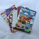 Offset Text Book Printing Services Paperboard Sticker Book Printing For Children for sale