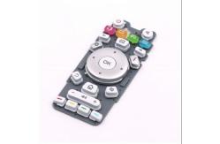 China Remote Control 30 To 80 Shore A Custom Silicone Rubber Keypads supplier