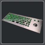 Backlit Type Industrial Keyboard With Trackball Dirt Proof Easy Installation for sale