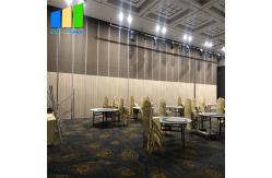 China Theater Sound Proof Partitions Folding Moving Partition With Aluminum Frame supplier