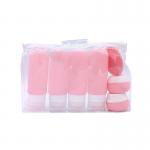 Squeezable Shampoo Cosmetic Silicone travel bottles set pack 7 pieces for sale