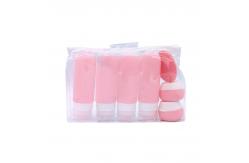 China Squeezable Shampoo Cosmetic Silicone travel bottles set pack 7 pieces supplier