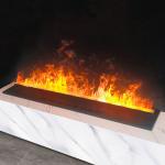 Rectangular Led Electric Fireplace Stylish For Indoor/Living Room/Hotel