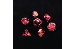 China Red foil gold natural resin multi -faceted desktop game Dice Border Gate supplier