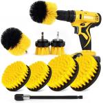 Power Drill Brush Attachment Set Power Cleaning Scrub Brush All Purpose with Extend Long Attachment for Bathroom for sale