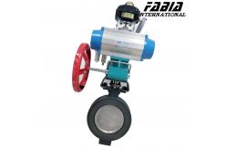 China Pneumatic Control  Butterfly Valve Clamp End supplier