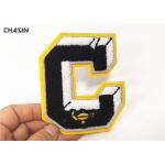 Two Letter Monogram Letterman Patches / Chenille Sleeve Number letters