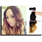 Custom Colored Human Hair Extensions Body Wave Style Tangle Free for sale