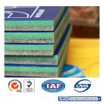 Non Toxic Silicon PU Flooring System Basketball Surface Impact Resistant