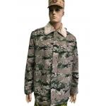 Winter Polyester / Cotton Camouflage Military Jacket For Saudi Army for sale