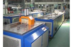 China Window / Door Profile Double Screw Extruder Machine WPC Composite Profile Making Machine supplier