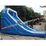 Customised 18 OZ PVC Dolphin Commercial Inflatable Slides For Amusement Parks 8 x 4 x 5M for sale