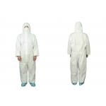 Approved Type5/6 MP Medical 2-Piece Hood Disposable PPE Protective Coverall for sale